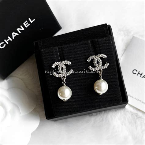 drop earrings chanel|where to buy Chanel earrings.